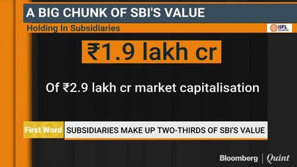 Subsidiaries Make Up Two-Thirds Of SBI's Value