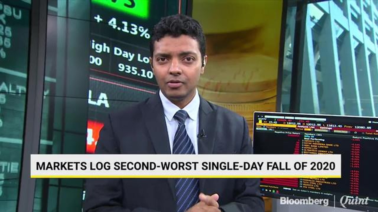 Sensex, Nifty Log Second-Worst Single-Day Fall Of 2020