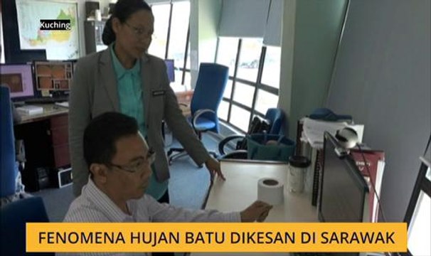 Fenomena hujan batu dikesan di Sarawak