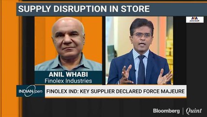 Finolex Ind: Supply Disruption In Store