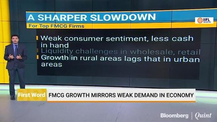 FMCG Growth Mirrors Weak Demand In Economy