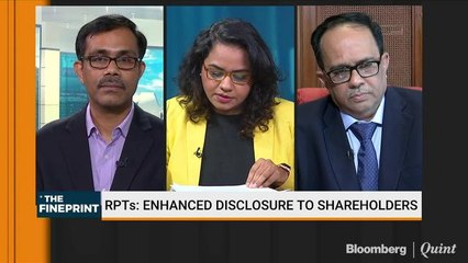 RPTs: Enhanced Disclosures To Shareholders