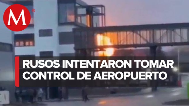 Tropas ucranianas contienen agresión en aeropuerto cerca de Kiev