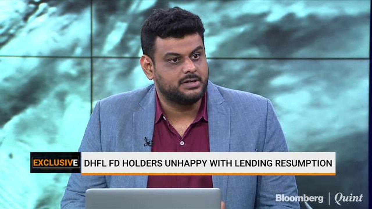 DHFL FD Holders Unhappy With Lending Resumption video Dailymotion