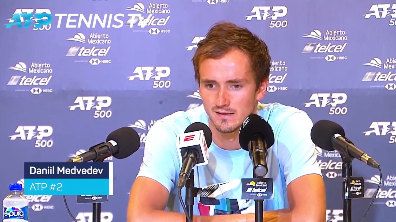 ATP - Acapulco 2022 - Daniil Medvedev : "Tennis is sometimes not that important..."