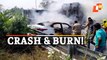 WATCH | Car & Truck Burst Into Flames After Collision On Highway