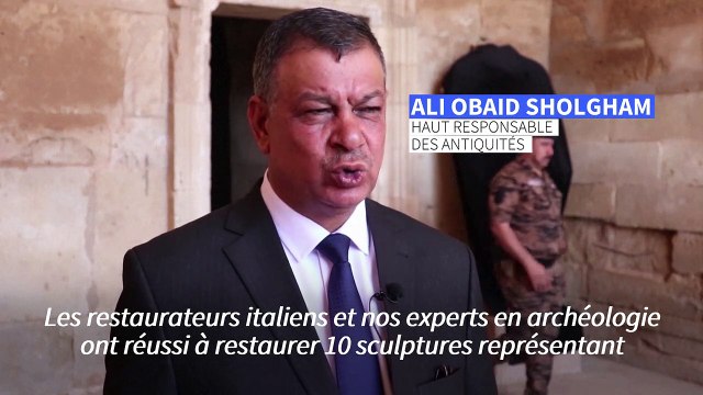 Irak: des sculptures détruites par les jihadistes de l'EI restaurées