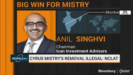 Ican Investment's Singhvi Speaks On Tata-Mistry Slugfest