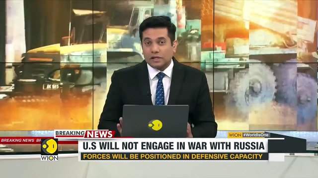 The US sends more forces to bolster NATO after Biden says 'no plans to talk with Putin' WION