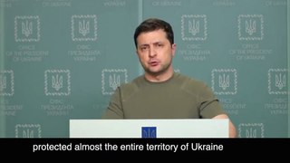 Zelenskiy, President of Ukraine, summary of 1st day of war with English Subs