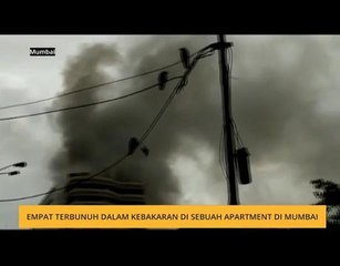 Empat terbunuh dalam kebakaran di sebuah apartment di Mumbai