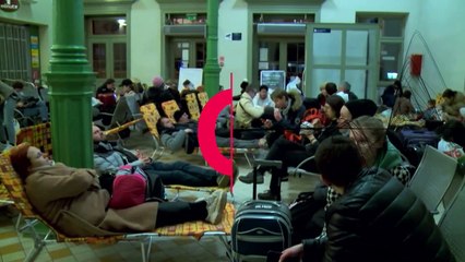 Poland train station becomes relief centre for Ukrainians