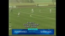 Fenerbahçe 3-3 Karşıyaka 16.03.1991 - 1990-1991 Turkish 1st League Matchday 23