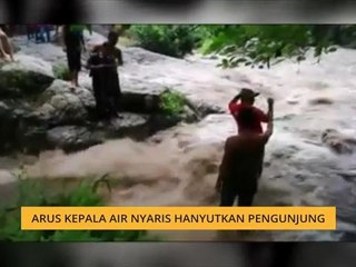 Arus kepala air nyaris hanyutkan pengunjung