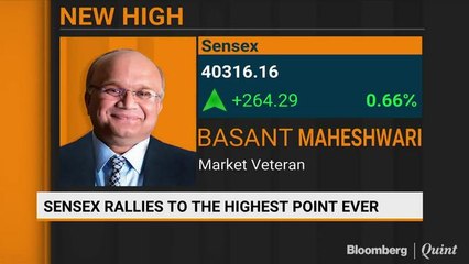 Sensex Rallies To The Highest Point Ever