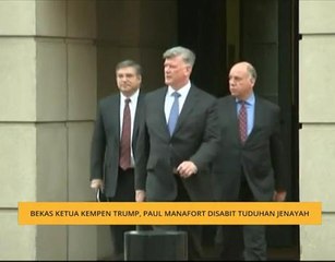 Bekas ketua kempen Trump, Paul Manfort disabit tuduhan jenayah