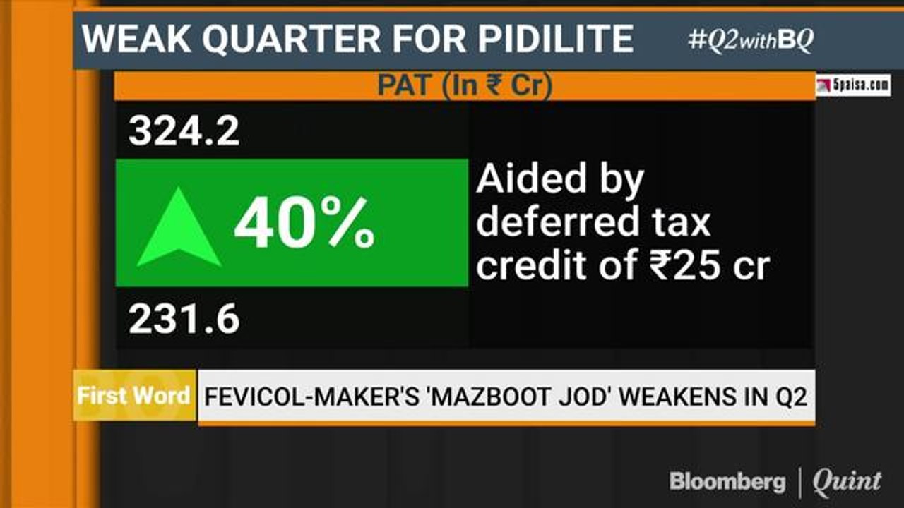 Fevicol-Maker's 'Mazboot Jod' Weakens In Q2