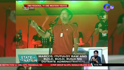 Marcos, nangampanya sa La Union; Mayor Sara, pinangunahan ang pagbubukas ng headquarters sa Dipolog City | SONA