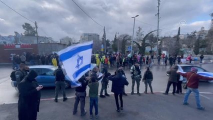 Şeyh Cerrah Mahallesi'nde "işgal ve tehcir karşıtı" gösteri