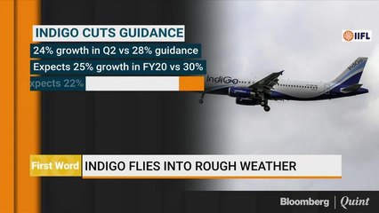 Indigo Flies Into Rough Weather