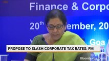 Government Announces Corporate Tax Rate Cuts For Domestic Companies