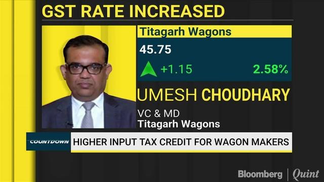 Titagarh Wagons Not Worried Despite Hike In GST Rates