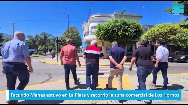 Facundo Manes estuvo en La Plata y recorrió la zona comercial de Los Hornos