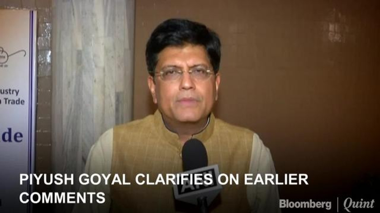 PIYUSH GOYAL CLARIFICATION BYTE