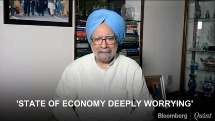 State Of Economy Deeply Worrying: Manmohan Singh