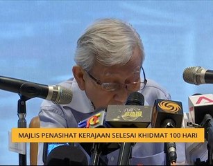 Majlis Penasihat Kerajaan selesai khidmat 100 hari