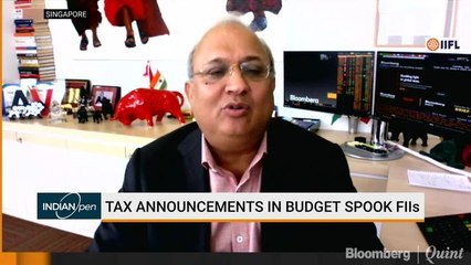 Tax Announcements In Budget Spook FIIs