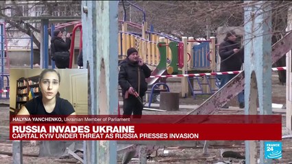 Ukrainians in Kyiv 'living in a kind of hell', says MP