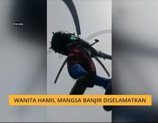 Wanita hamil mangsa banjir diselamatkan