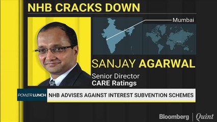 NHB Advises Against Interest Subvention Schemes