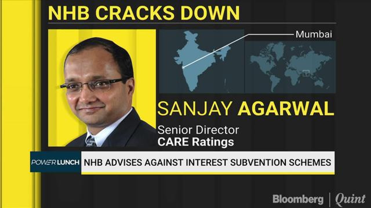 NHB Advises Against Interest Subvention Schemes