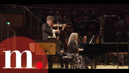 Martha Argerich and Guy Braunstein perform Schumann's Sonata for Violin and Piano No 1