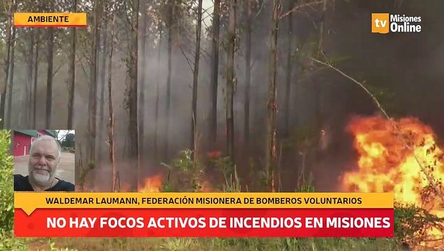 No hay focos activos de incendios en Misiones