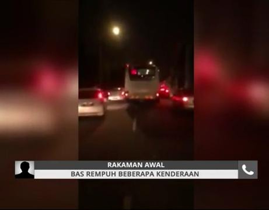Bas rempuh beberapa kenderaan