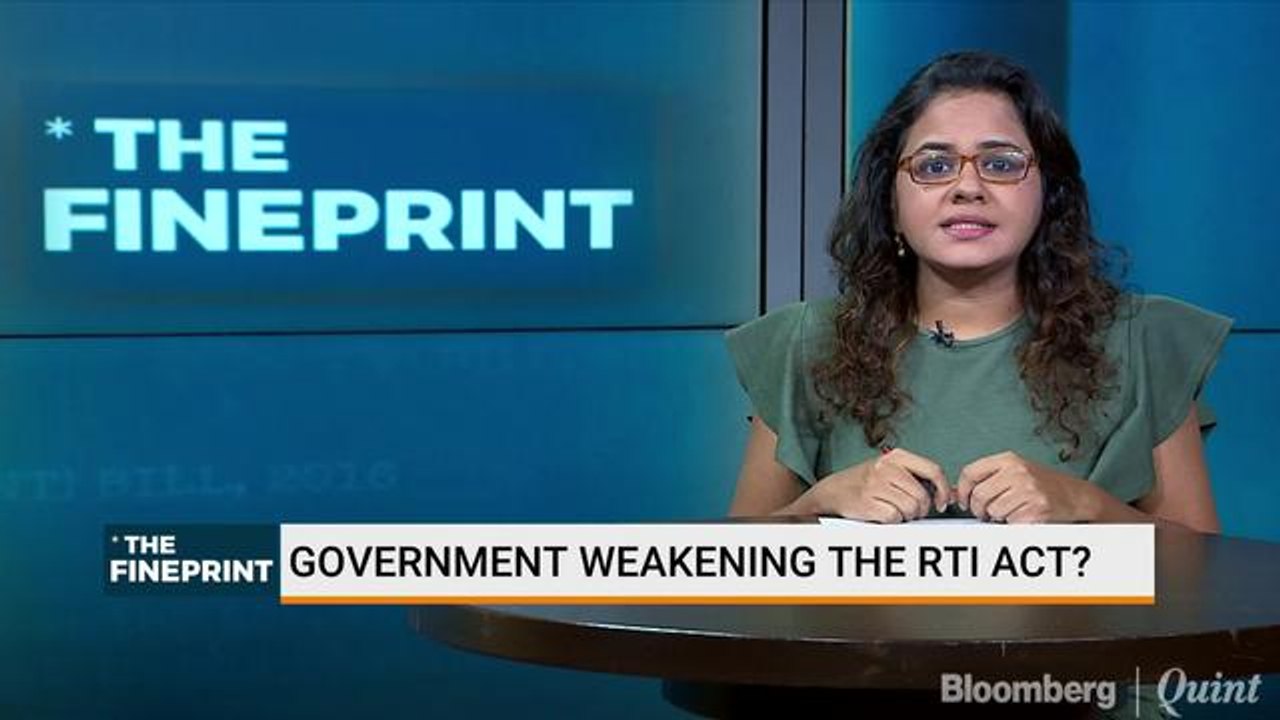 Government Dismantling the RTI Architecture?