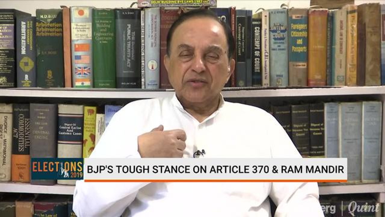 Ram Mandir Is A Problem Solved: Subramanian Swamy
