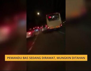 Pemandu bas sedang dirawat, mungkin ditahan