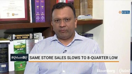 Westlife Development's Same Store Sales Slow To  8-Quarter Low