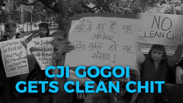 Protest Outside Supreme Court Against Clean Chit To Cji In Sexual Harassment Case