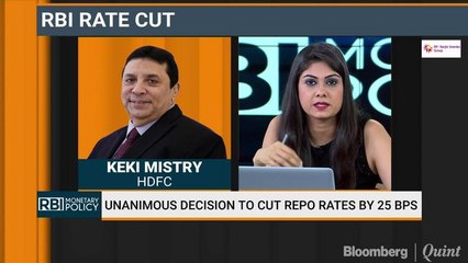 Keki Mistry On The RBI Repo Rate Cut