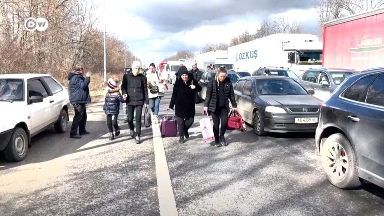 Ukraine: Tausende auf der Flucht in die EU