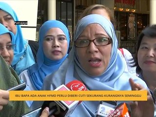 Ibu bapa ada anak HFMD perlu diberi cuti sekurang-kurangnya seminggu