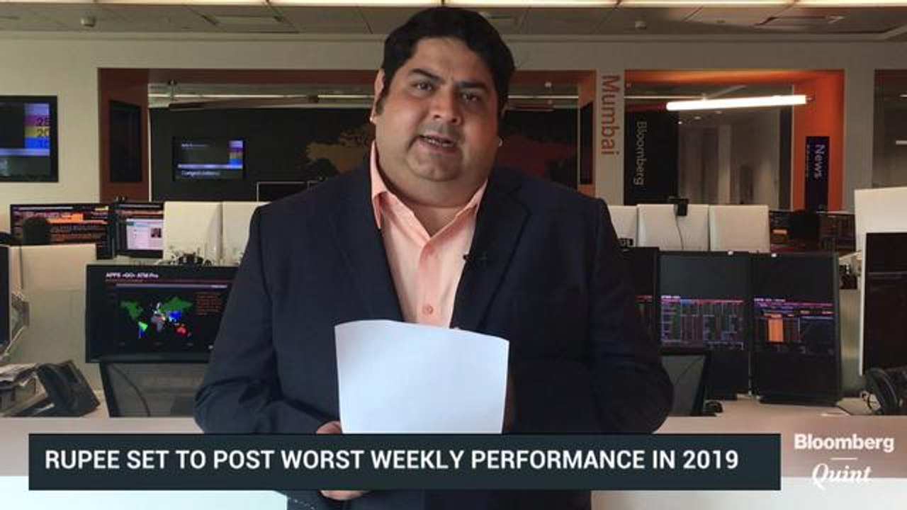 Worst Week Of 2019 For Rupee; Crude Prices A Concern