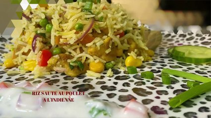 RECETTE DE RIZ AU POULET À L’INDIENNE