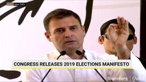 Indian National Congress Unveils Election Manifesto