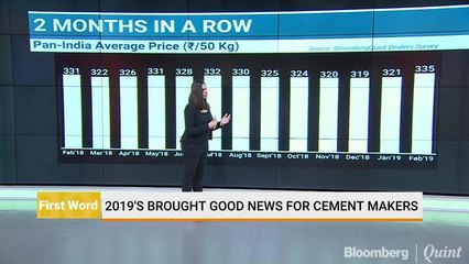 2019's Brought Good News For Cement Makers